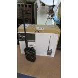 A new and boxed ICOM IC-R5 communications receiver.