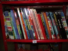 A large quantity of sci-fi childrens annuals including Supercar, Joe 90, Thunderbirds, Stingray,