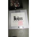 4 Beatless CD boxed sets, Let it Be, Red Box, Black box, Past Masters Vol 2.