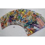 A quantity of Marvel comics including Spider woman, MS. Marvel, Avengers & Spiderman etc.