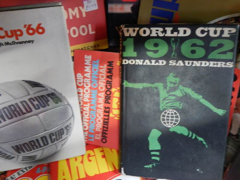 A very interesting lot of football memorabilia on 2 shelves, in excess of 40 books in total, - Image 11 of 17