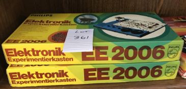 2 Philips (German) EE2006, sealed inside, so being sold as seen,