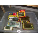 7 boxed Dinky military vehicles