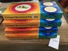 4 Philips ME1250 compact mechanical engineer kits (used with many parts).