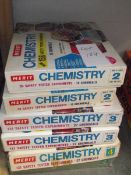 6 Merit chemistry sets, some components may be missing, being sold as seen.