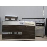 2 Grundig cassette players C410 working, C250 a/f and Grundig party Boy radio, working.