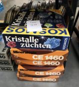 4 Philips mineral kits (German) CE1460, & 1 other, some boxes a/f,