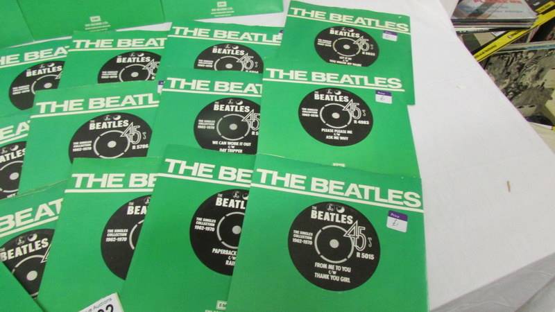 22 Beatles 45 rpm records. - Image 3 of 4