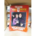 "Thank You Very Much", Mike McCartney Family Album, signed, dust cover torn.