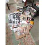 A large collection of Beatles items including jigsaw puzzles, LP's,