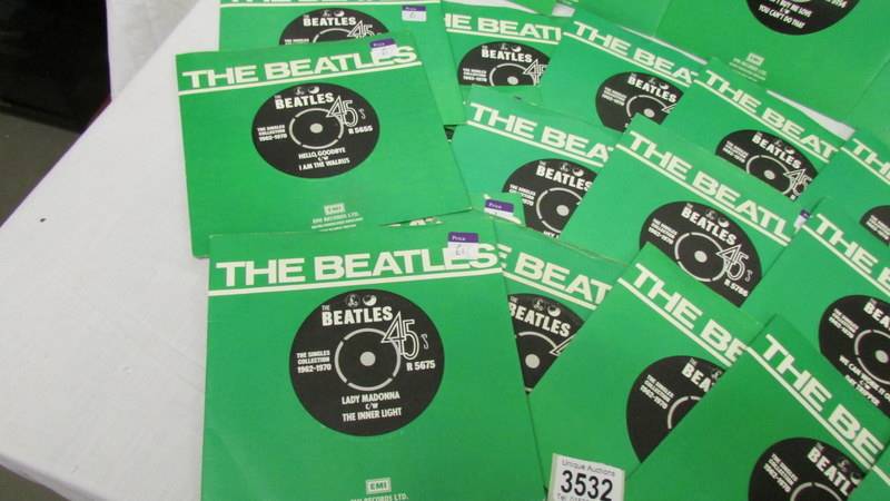 22 Beatles 45 rpm records. - Image 4 of 4