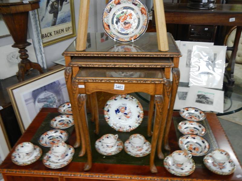 A Wood & Son fruit set and a similar pattern tea set.