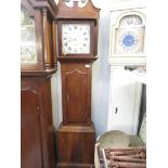 An oak Grandfather clock, Aris, Uppingham.