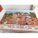 The Beatles Ilustrated lyrics puzzle in a puzzle, complete.