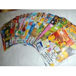 A quantity of The Simpsons comics in very good condition