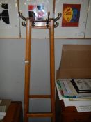 An Edwardian hat and coat stand.