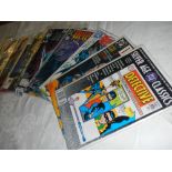 A quantity of Detective comics