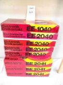 3 Philips electronic kits EE2041, 4 electronic kits EE2040 and 1 kit EE1040,