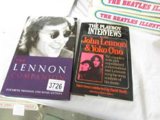 2 books, The Lennon Companions and The Playboy Interviews with John Lennon and Yoko Ono,.