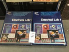 2 vintage Thomas Salter toys & sports electrical lab 1 kits,