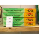 4 Philips electronic engineer kits EE1005, all sealed inside, being sold as seen,