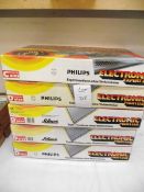 3 German Philips electronic lab kits C6103 and 2 x D6104 and 2 Schuco electronic lab kits D6104