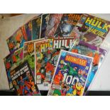 A selection of good comics including The Hulk, Showcase & The Thing etc.