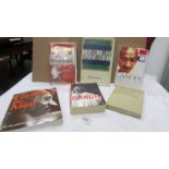 6 books on Mahatma Gandhi.