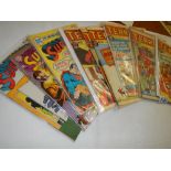 A quantity of comics including Superman, Terrific, Wonder Woman & Adventure etc.