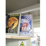 2 framed and glazed Rolling Stones posters,