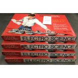 4 Waddingtons electronic science kits, missing some components, no.