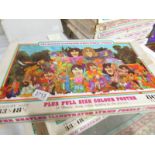 The Beatles Ilustrated lyrics puzzle in a puzzle, complete.