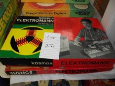 2 Kosmos electronic (German) kits, some components may be missing so being sold as seen,