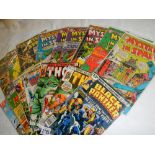 A quantity of comics including Superman, Mystery in Space & Black Panther etc.