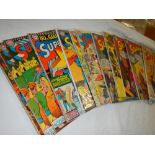 A quantity of DC Superman comics