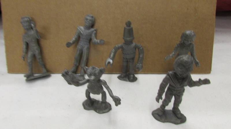 6 Gerry Anderson Fireball XL5 metal figures. - Image 2 of 3