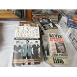 A quantity of Elvis hardback and paperback books.