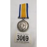 A WW1 medal to:- 30047, Pte F Murgatroyd M.G.C.
