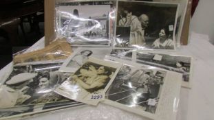 A collection of photographs relating to Indira Ganghi.