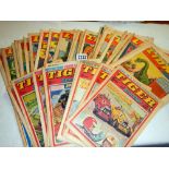 A quantity of used Lion & Tiger comics etc.