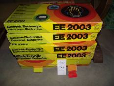 4 Philips electronic EE2003 kits and 1 EE3003 (German),