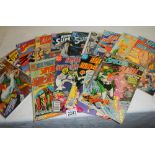 A quantity of The adventures of Superman comics etc.