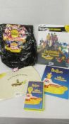 A Yellow Submarine bag, LP, Tote bag, video and press kit.