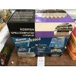 4 Kosmos electronic sets (used), may be missing some components, so being sold as seen,