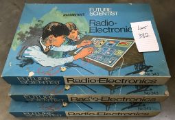 3 Waddingtons radio/electronic kits, No.