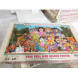 The Beatles Ilustrated lyrics puzzle in a puzzle, complete.