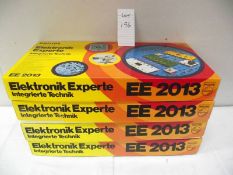 4 German Philips electronic kits EE2013, may be missing some components, being sold as seen,