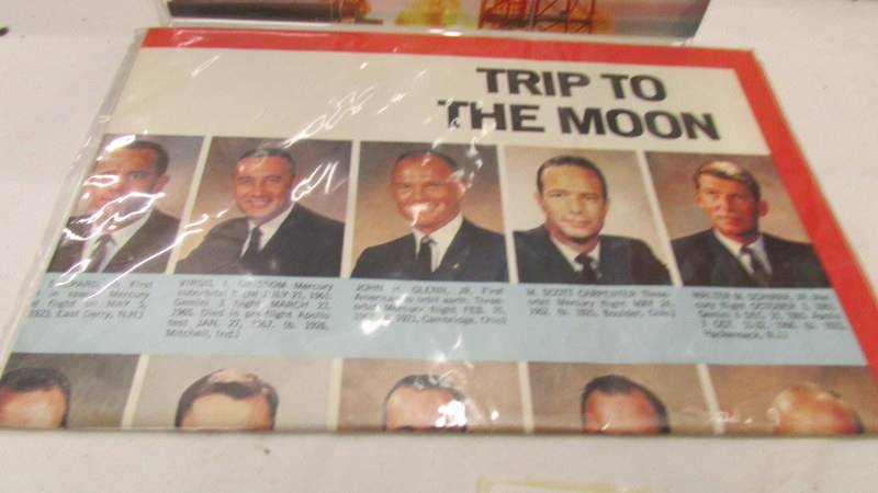 A signed photograph of astronaut John Glenn and Trip to the Moon publication. - Image 3 of 3