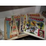 A mixed lot of comics including Eagle, Lion and Tornado.