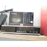 A Grundig radio RF 431 GB and a Grundig radio 1001, untested.